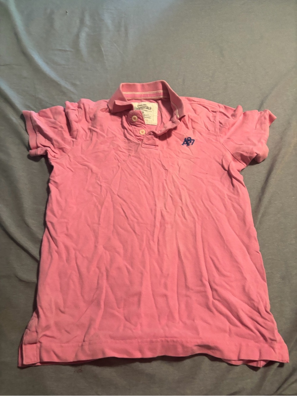 Aeropostale Pink Polo with Blue Embroidered Logo